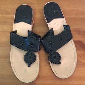 Jack Rogers Hampton Sandal - Black